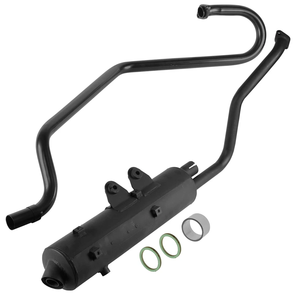 Silenciador y tubo de escape Caltric para Kawasaki Prairie 650 KVF650A 4X4 2002-2003 Foto 1 de 4