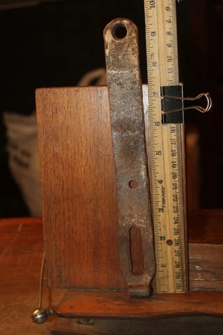 Antique Wrought Iron Strap Hinge Cover