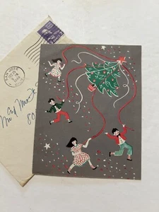 VTG 1946 Christmas Greeting Card - Picture 1 of 3