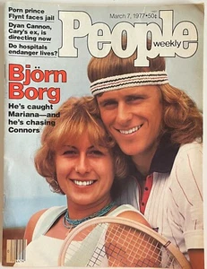 1977 People magazine, Bjorn Borg, Dyan Cannon - March 7 - Like New - Picture 1 of 6