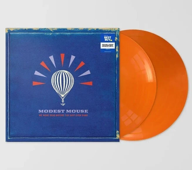 MODEST MOUSE WE WERE DEAD BEFORE THE SHIP EVEN SANK VINYL NEW LIMITED ORANGE 2LP - Image 1 of 4
