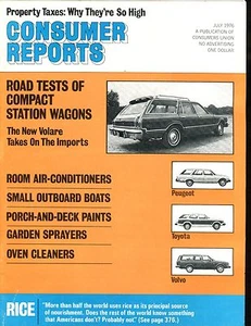 Consumer Reports Magazine July 1976 Station Wagons VGEX No ML 020117jhe - Imagen 1 de 1
