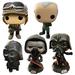 Lote de figuras Funko Pop de Star Wars Kylo Vader Grand Moff Hikari Jyn Erso Contrabandistas - Imagen 1 de 6