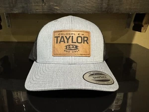 EH Taylor Bourbon Whiskey Inspired Snapback Hat - Trucker Hat - Buffalo Trace - Picture 1 of 4