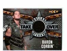 2017 WWE/NXT "BARON CORBIN" TAKEOVER DALLAS MAT RELIC WRESTLING INSERT - V/Good