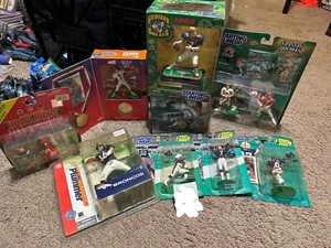 Denver Bronco Figure Collectible Lot McFarlane Starting Line Up Mini Helmet - Picture 1 of 1