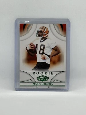 2008 Donruss Threads Green Football Card #212 Mario Urrutia /200 - Image 1 of 2