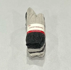 Lucky Brand Women's Super Soft Boot 6 Pairs Socks, Multi Color, Size: 5-10 - Picture 1 of 5