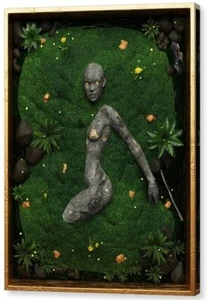 "Vogue" - A Symbol of Creation 20" x 15" Hand Painted Canvas - 1 of 1 - Picture 1 of 1