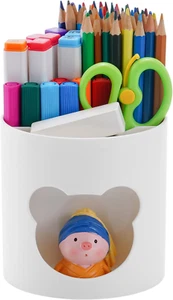 Schreibtisch Organizer, Niedlicher Stifthalter für Schreibtisch, Bleistift Stift Organizer für Klassenzimmer Mus - Bild 1 von 8