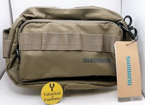 BW-021T Shimano Hip Bag S Size Waist Bag Color Sand beige - Picture 1 of 19