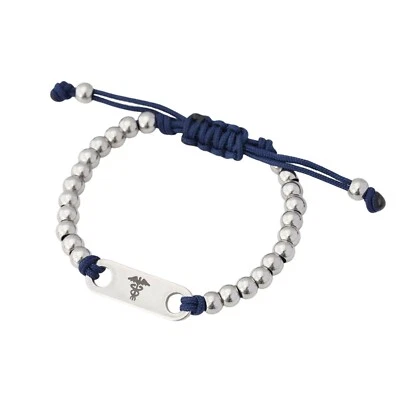 Freizeit Medizinisches Notfall Armband Personalisiert Id Verstellbar Damen UK - Bild 1 von 4