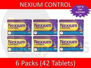 42 x Nexium Control 20mg Gastro Resistant Heartburn Relief Acid Tablets VALUE - Picture 1 of 5