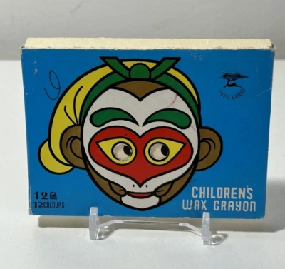 Vintage Deer Brand Children's Wax Crayons Art No 070812  *12 Colours in Package - Image 1 of 4