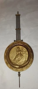 Altes Uhrenpendel Pendel f Freischwinger Wanduhr Regulator Uhrwerk Uhrmacher - Bild 1 von 3