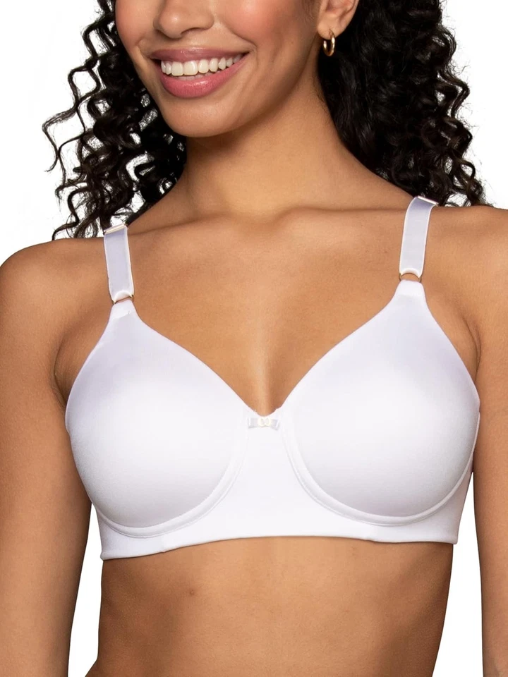 Vanity Fair 72345 Beauty Back Wirefree Bra 38 D Star White 38d
