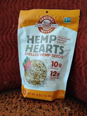 16 Ounce  Manitoba Harvest Organic Hemp Hearts Shelled Hemp Seeds, 1 Pound - Image 1 of 4