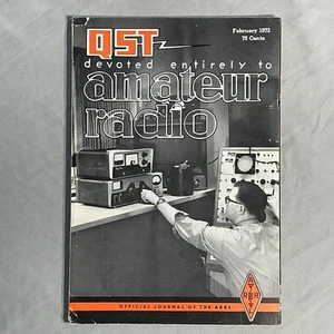 QST Devoted Entirely To Amateur Radio Magazine February 1972 Vintage Ham Radio - Picture 1 of 4