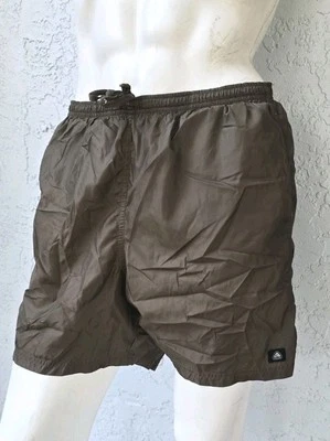 Vintage 90s Nike ACG Alpha Project Lined Running Trail Nylon Shorts Green Medium - Image 1 of 4