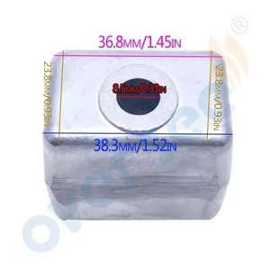 393023 Zinc Anode For Johnson Evinrude Outboard 50-225HP 0436745 For MARTYR - Picture 1 of 5