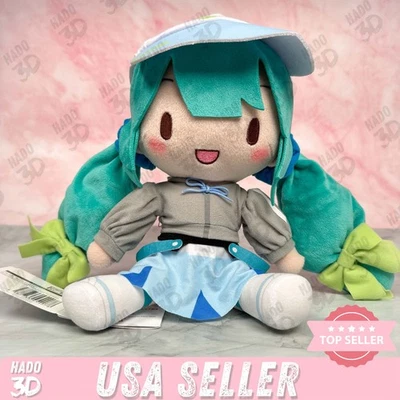 Hatsune Miku Conceptual series Vol.2 M Plush doll 2025 from JAPAN Blue Cap Hat - Image 1 of 4