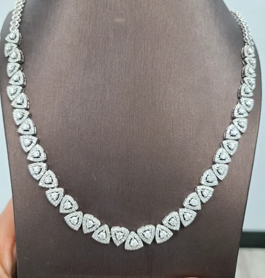 DEAL! 6.10CTW NATURAL GENUINE DIAMONDS LADIES TENNIS NECKLACE 14K GOLD 18" - Image 1 of 4