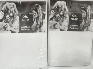 Funny Notebooks Notepad Gift White Elephant 6x4 2 New In Package  - Picture 1 of 4