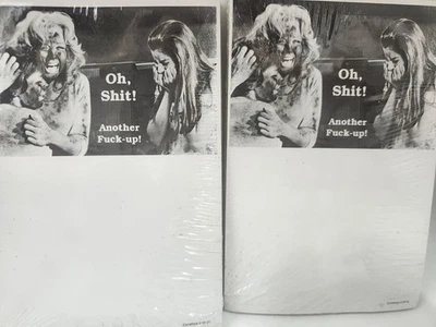 Funny Notebooks Notepad Gift White Elephant 6x4 2 New In Package  - Image 1 of 4