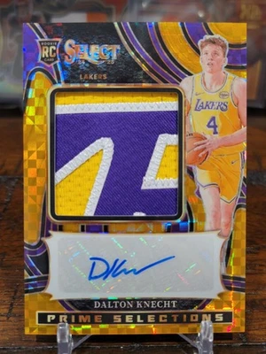 2024-25 Panini Select Dalton Knecht Prime Selections Gold Prizms RPA #'d 10/10 Foto 1 de 3