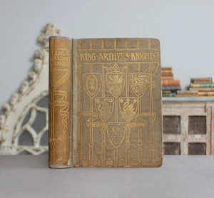 Rare Antique Old Book King Arthur 1911 Walter Crane Legend Tale Witch Merlin ⭐ - Picture 1 of 24