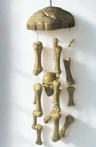 Halloween Skelett Knochen Windspiel hängende Dekoration gruselige Requisite 24 Zoll - Bild 1 von 8