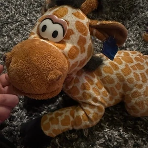 Applause Giraffe Brown Tan Spotted Large Stuffed Animal Plush Plastic Eyes 16" - Picture 1 of 12