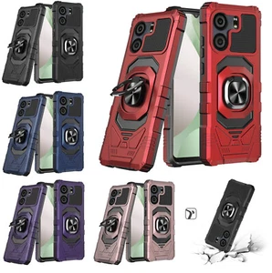 Tempered Glass / Robotic Hybrid Cover Phone Case For BLU View 5 B160V - Picture 1 of 21