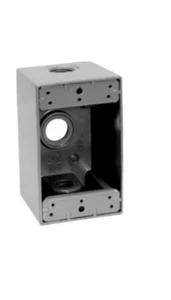 Eaton TP7078 single gang outdoor rated outlet boxes - Picture 1 of 4