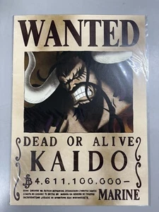 One Piece Official Mugiwara Store Marine Wanted Poster - Kaido - Picture 1 of 3