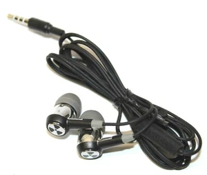 EarPollution Stereo In-Ear Cushioned Earbuds Headset Wired Black Earphone - Picture 1 of 1