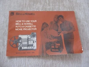 Original Instruction Booklet Manual for Bell & Howell 8mm Projectors - Picture 1 of 14