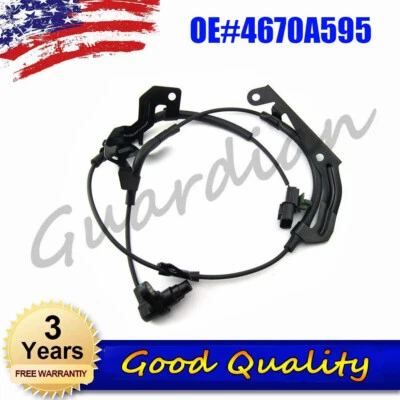 Front Left ABS Wheel Speed Sensor 4670A595 For Mitsubishi L200 2012-2015 13 14 - Image 1 of 4