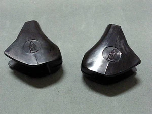 Campanas de palanca de freno de bicicleta RALEIGH CHOPPER negras 1 par RMK146 nuevas stock antiguo - Imagen 1 de 4