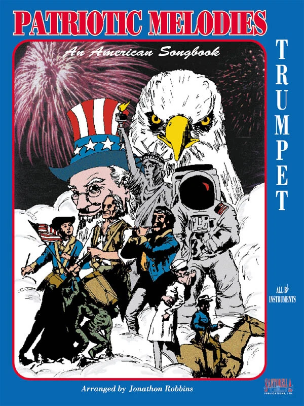 Patriotic Melodies for Trumpet with Piano & Percussion CD * Ships from Publisher - Image 1 of 1