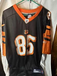 Vintage NFL Cincinnati Bangles Football Trikot C. Johnson Herren XXL #85 Reebok - Bild 1 von 4