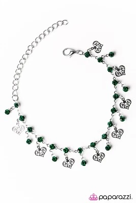 Pulseira verde Paparazzi “If My Heart Had Windows” - Imagem 1 de 2