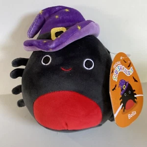 Squishmallows 5” Bella Spider w Witch Hat Halloween Plush Squishmallow - Picture 1 of 8
