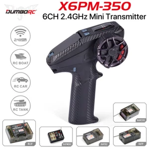 DUMBORC X6PM-350 RC Transmitter Receiver BL3F/X6FG/X6FP/X4FMG 2.4GHZ 6CH RC Gyro - Picture 1 of 23