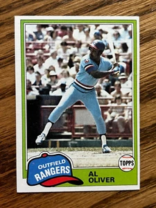 1981 Topps #70 Al Oliver - Texas Rangers - Picture 1 of 2