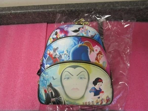Brand NEW! Loungefly Disney Princess & Villian Scene Mini BackPack WDBK2839 NWT - Picture 1 of 10