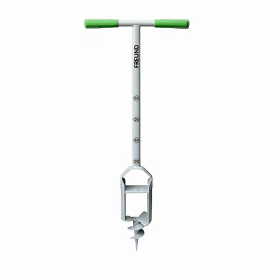 Freund-Victoria Erdlochbohrer mit Tritt Ø 150 mm Handerdbohrer Erdbohrer Garten