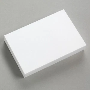 50 WHITE CARDS BLANK THANK YOU TAGS GIFT WEDDING PLACE NAME FAVOR FLASH CARD TAG - Imagen 1 de 2