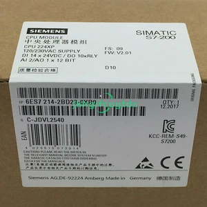 Modulo CPU Siemens 6ES7 214-2BD23-0XB0 6ES7214-2BD23-0XB0 nuovo con scatola - Foto 1 di 5