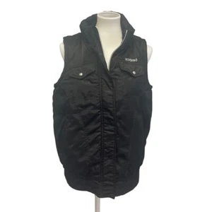 Eckored Womens XL Nylon Polyester Sleeveless Full Zip Lined Vest w Pockets - Picture 1 of 5